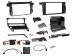 Kit 4 BMW 3er(E46) 07/1998-02/2007 LFB/Antenne Radioblende 2-DIN mit Radioansch...