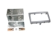 2-DIN Radioblende  Porsche 911/Boxster/Cayman vulkangrau