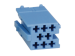 Mini ISO Gehäuse 8 - PIN Farbe blau