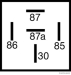 Wechsler-Relais, Arbeitsstrom, 5-polig, 24V, B27.5mm