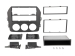 2-DIN Radioblende mit Fach Mazda Miata/MX-5 2009-2015