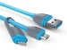 2in1 micro-USB-Daten-/Ladekabel,...