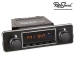 RETROSOUND Frontblende - Euro black w/ chrome trim