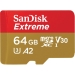 SanDisk microSDXC-Karte Extreme UHS-I A2 64 GB