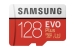 Samsung Evo+ microSDXC, 128 GB, U3, UHS-I