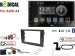 Radical R-D211 2-DIN DAB+ mit Montageset für Audi A4 Teilaktiv