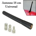 Universal 18 cm Auto Dach Stab Antenne mit 3 Adapter - M4, M5, M6