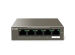 Tenda TEF1105P-4-63W 5-Port 100 MBit/s Desktop Switch mit 4-Port PoE