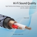 Audio Kabel 3,5mm Klinke auf 2x Cinch -RCA zu Jack 0,5 m