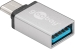 USB C Stecker auf USB 3.0 A Buchse, silber