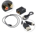 Digital Optical Toslink auf Analog RCA Audio Converter Adapter