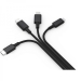 USB-Ladekabel 1,2 m - Typ C, 1x USB C, 2x 8-pin, 1x Micro, 1x USB/USB-C Kombiste