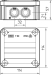 Kabelabzweigkasten T60 BET 114 mm x 114 mm
