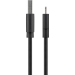 USB-A Kabel auf Apple Lightning Stecker, 50cm, schwarz