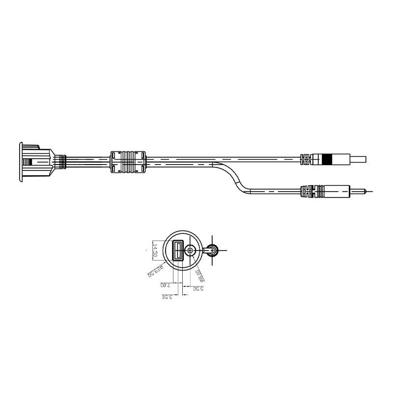 XUC060 AMPIRE USB-C Einbaubuchse