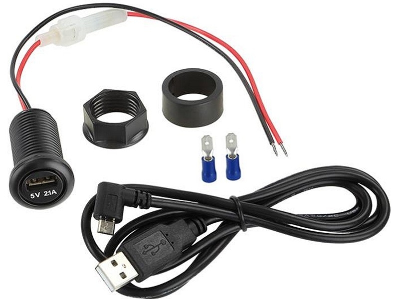 12/24 V USB Autoladegerät mit kompakter Größe und 1x USB-A Anschluss