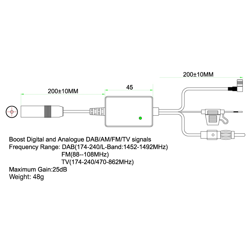 Auto-Antennen-Adapter DAB/UKW-Splitter DIN 150 Ohm, SMB-Stecker DAB+  Splitter – Conrad Electronic Schweiz