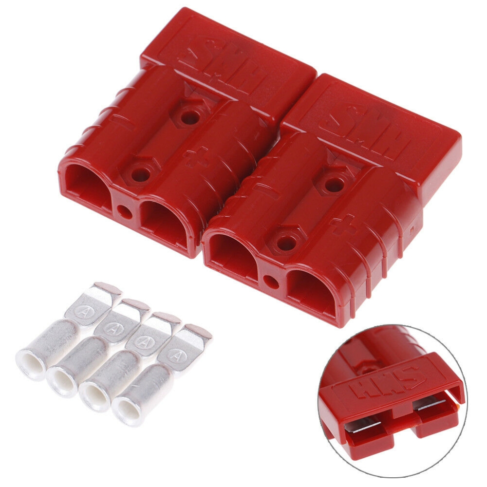 CESFONJER 50A 600V Batterieanschluss Stecker - Quick Connect Batterie Akku  Steckverbinder Schnellanschluss Stecker Für Klimaanlagen, Wohnmobile