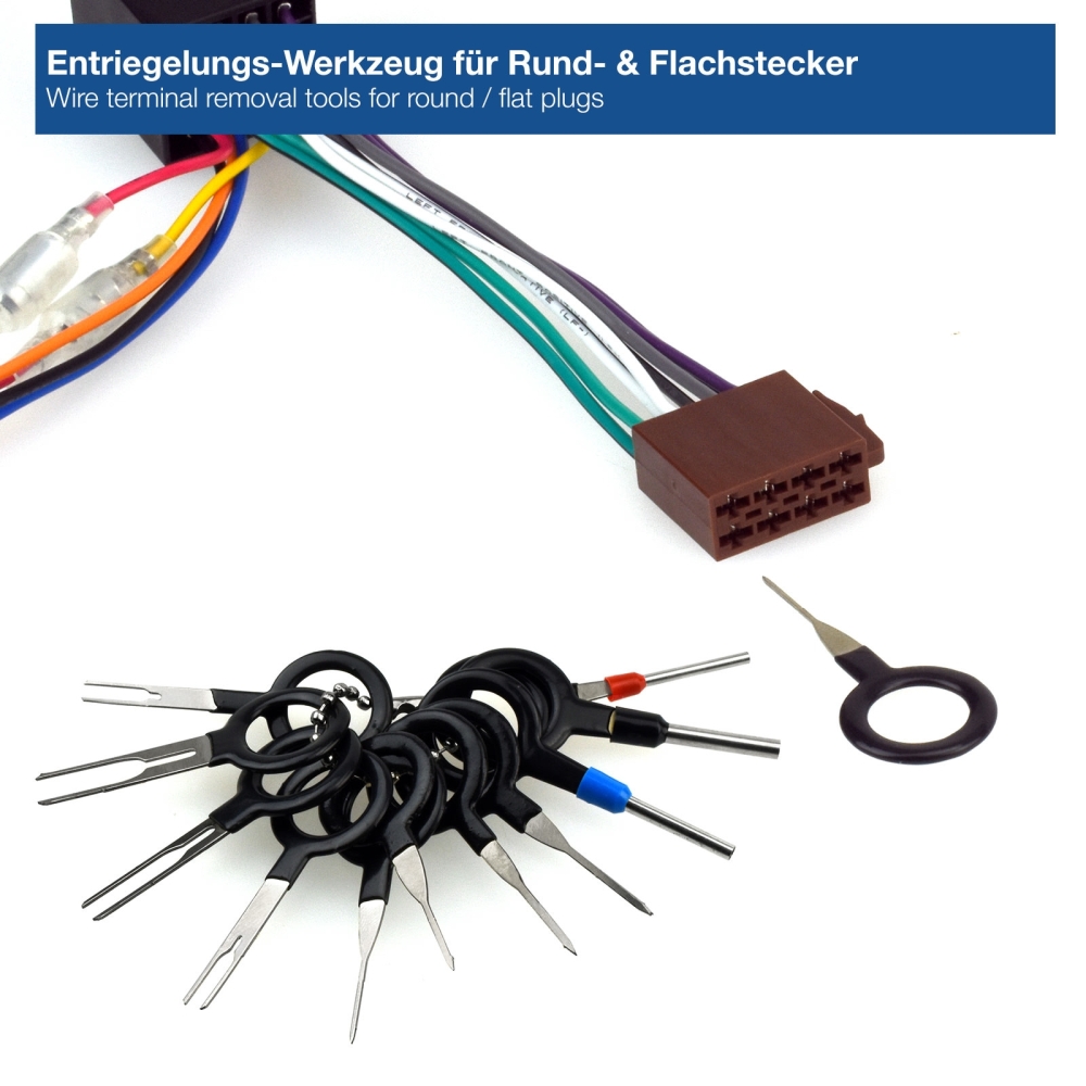 40-tlg. Entriegelungsbügel- Montagehebel-Set für Radio Demontieren