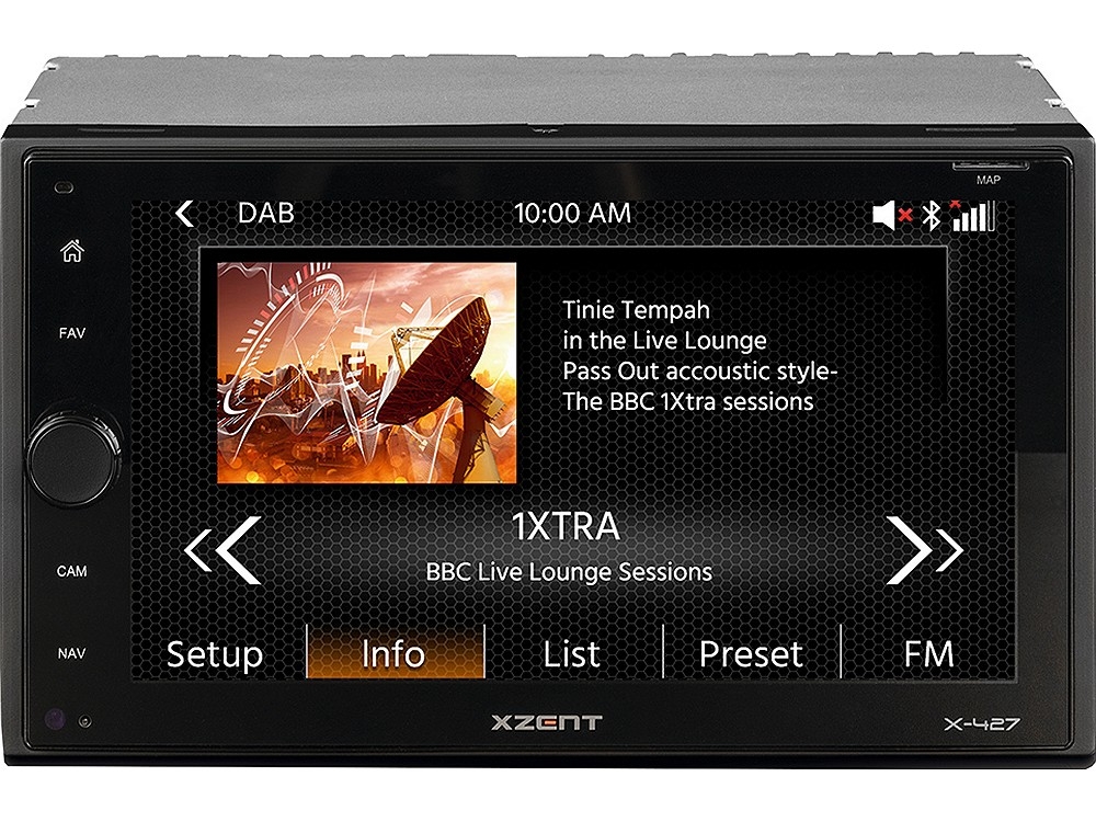 XZENT X-427 USB Bluetooth Digitalradio Autoradio Einbauset für