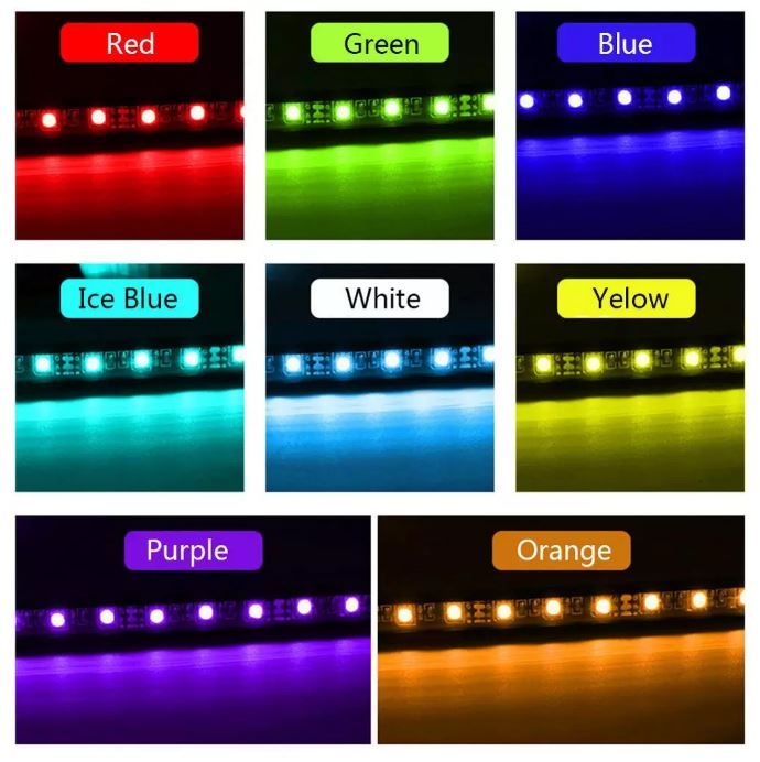 RGB 72 LED Innenraumbeleuchtung Fußraumbeleuchtung für Auto mit Apps