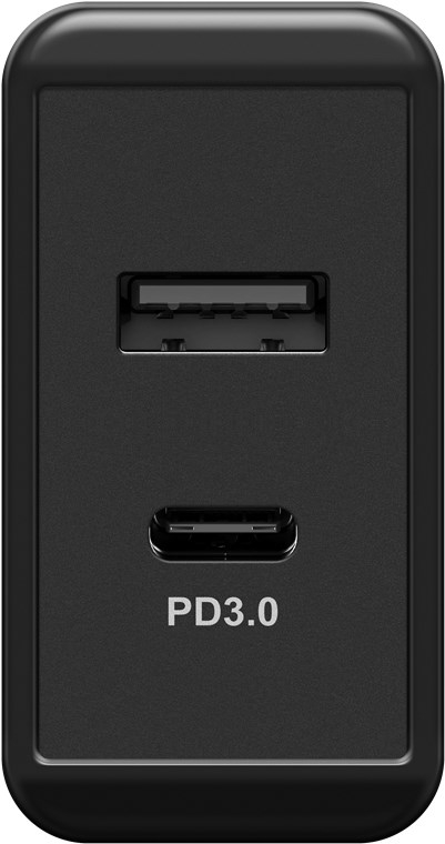 USB-Ladegerät 230V auf USB-A und USB-C Quickcharge