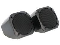 Lautsprecher Aufbau Gehäuse Set schwarz 130mm DIN Lautsprecher