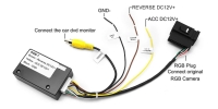 Rückfahrkamera Adapter RGB auf Cinch-Stecker