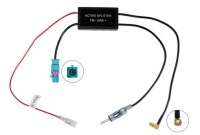 Antennensignal-Verteiler aktiv - fu¨r passive Antennen - Stecker: FAKRA / DIN