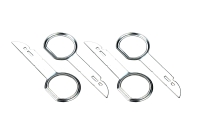 2 Paar Ford-Radio-Entriegelungsschlüssel