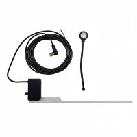 Universal Aktive DAB+ Scheiben-Folienantenne 90° SMA Stecker (schraubbar)