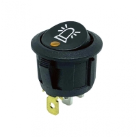 Runder Wippenschalter mit Warnli...