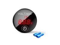 DC 5V-48V LED Spannungs-Voltmeter mit Touch ON/OFF für Auto/Boot/Marine