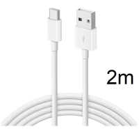USB-A Kabel auf USB-C Stecker, 2m, Lade-Datenkabel