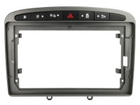 9 Radioblende Peugeot 308 09/2007-07/2015 grau