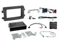 2-DIN Kit2 mit Fach Citroen/Fiat/Opel ISO/Mini ISO LFB