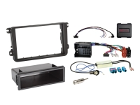 Radioblende 2-DIN mit Fach und R...