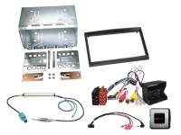 Radioblende 2-DIN und Radioansch...