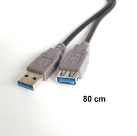 USB 3.0 Verlängerungskabel – Typ A Stecker auf Buchse (80 cm)