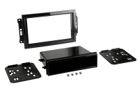 2-DIN RB mit Fach Chrysler / Jeep schwarz