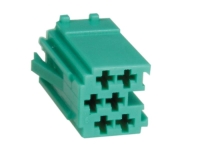Mini ISO Gehäuse 6-PIN Farbe grün