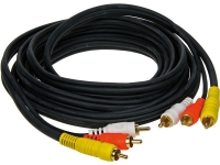 A/V Kabel 3 m / 3 Stecker       ...