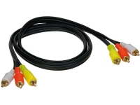 A/V Kabel 1 m / 3 Stecker rot-we...