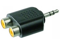 AUDIO-ADAPTER 2X CINCHKUPPLUNG > 3,5MM KLINKE