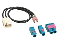 Antennenadapter Set Doppel-FAKRA (w) > 1x Doppel / 2x Einzel