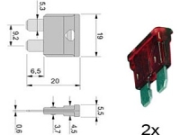 Flachstecksicherung DIN 72581/3C...