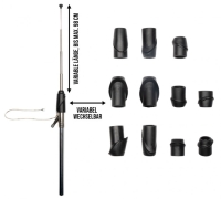 AM/FM Teleskopantenne, fahrzeugspezifisch weiss verchromt