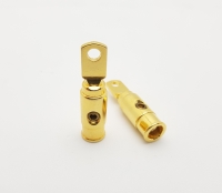 Ringöse vergoldet 10 mm² > 4 mm (M4) 2 Stk.