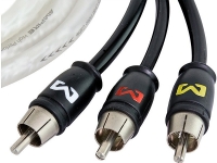 AV-KABEL 50CM, 3-KANAL AUDIO/VIDEO-CINCHKABEL