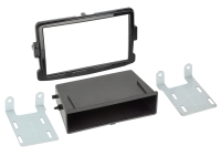 2-DIN RB mit Fach Dacia / Opel / Renault piano black